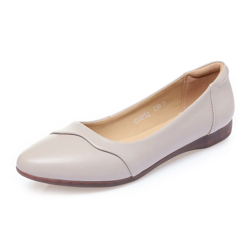 AIYUQI Women's Flat Shoes Large Size Mom Spring Shoes Casual Soft Sole Middle-aged Elderly Women's Shoes