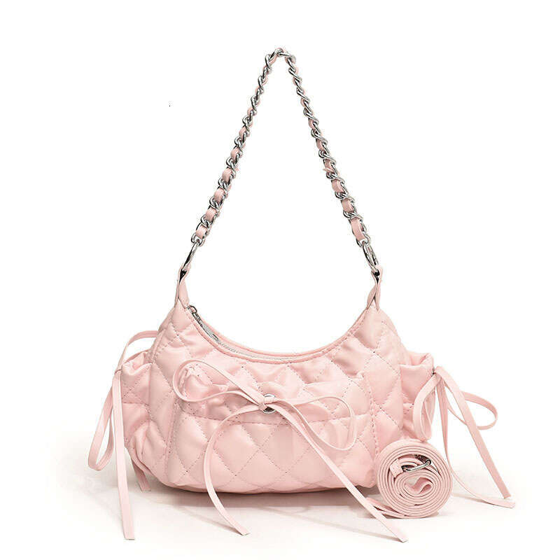 Sweet armpit women's high-end style, dia grid shoulder textured dumpg bag, 2024 new casual versatile fashion clothing
