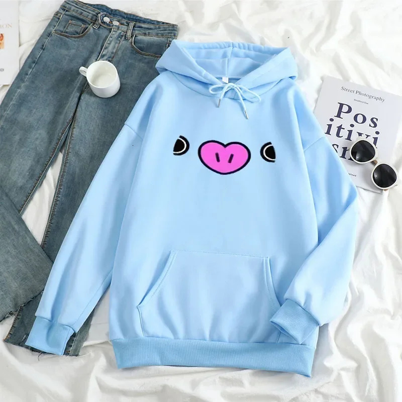 Korean KPOP Bangtan Band Members Color Expression Print Hoodies Women Harajuku Boy And Girls Hoodie Sport Casual Sweatshirt Tops 241214