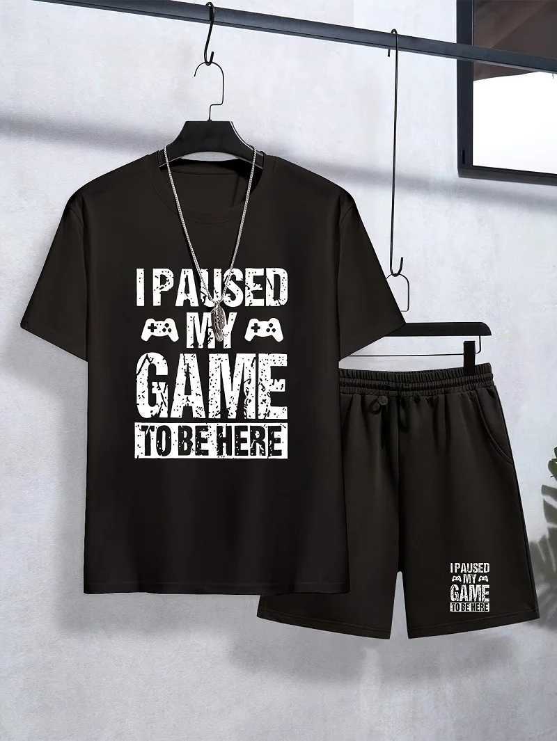Clothing Sets Summer Baby Girls Clothes Set Children Boy Letter Printed T-shirts and Shorts 2 Pieces Suit Kid Short Sleeve Top Bottom Outfits H241214
