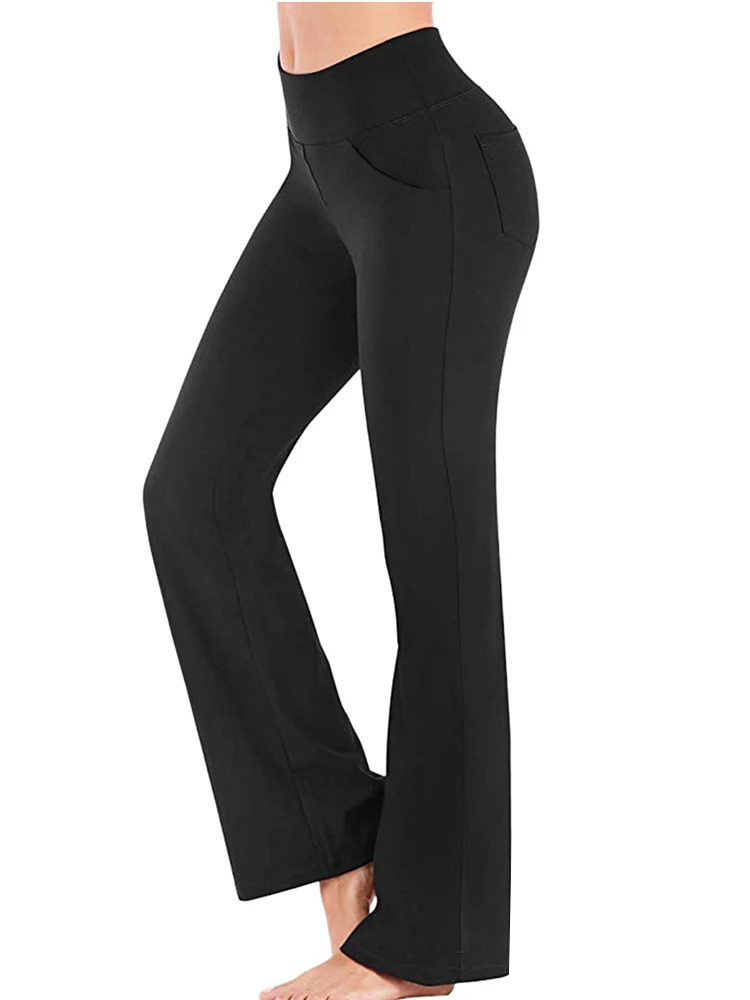 Ogilvy Mather Solid Elegant Womens Long Leg Pants Palazzo Flared Wide Killer High Waist OL Career Trouser 241212