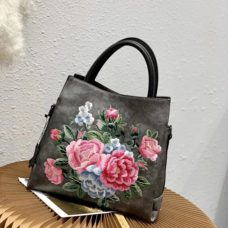 MOTAORA Women Handbag 2024 Chinese Style Embroidered Women Shoulder Bags High Quality Embossed Crossbody Bag Ladies 241212