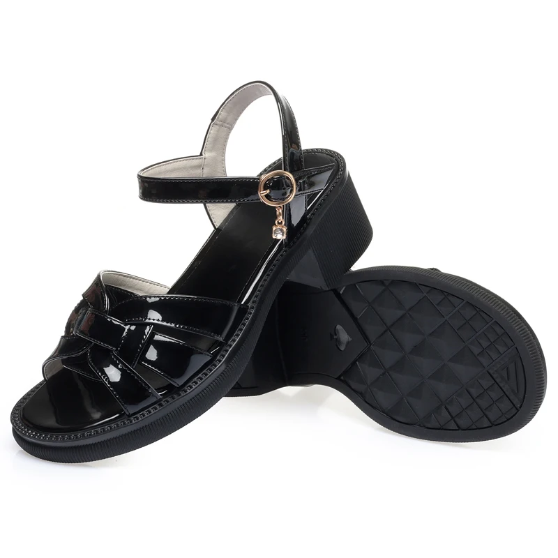 AIYUQI Women Sandals Rome 2024 Summer Genuine Leather Women Shoes Sandals Non-slip Fashion Sandals Ladies Footwear