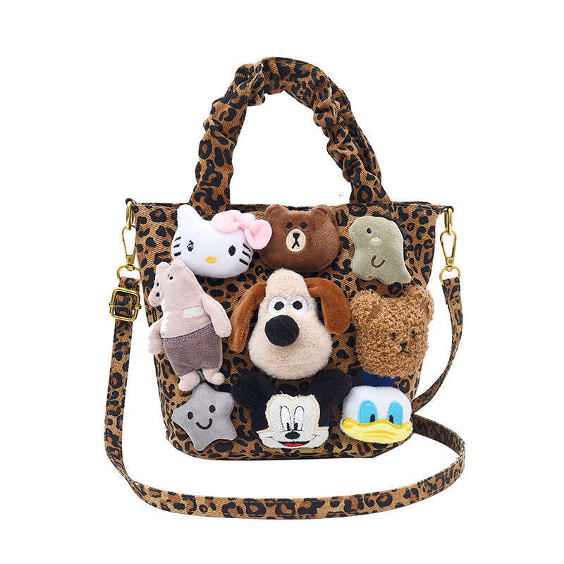 Korean version of niche cute handbag for women 2 fashionable cartoon commuting crossbody style personalized shoulder bag 2024 temperament versatile ne