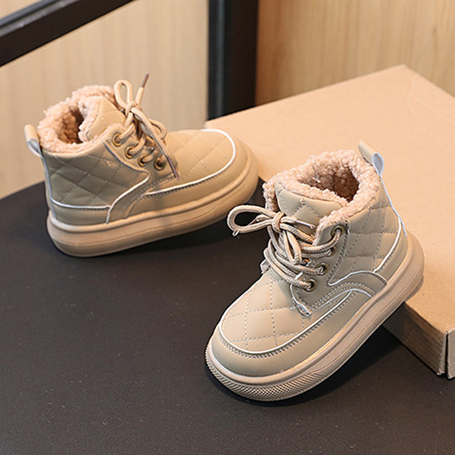 Kids Snow Boots for Boys Girls High Quality Winter Plus Plush Warm Waterproof Children Cotton Sport Shoes Happysteps Sneakers Baby Ankle Snow Boots 21