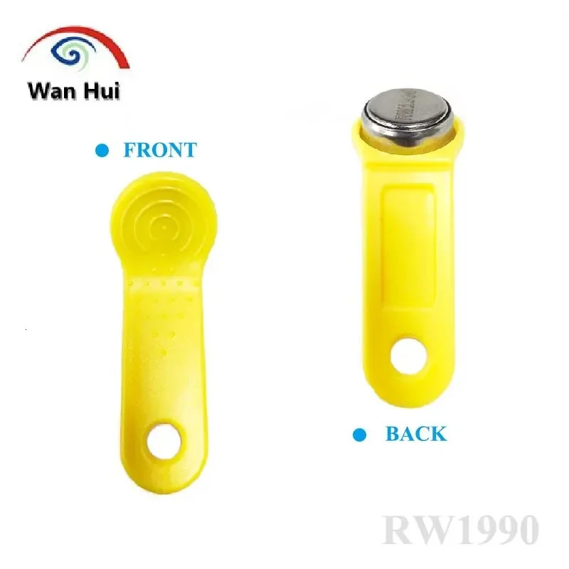 100 pieces of RW1990 F5 rewritable RFID tag touch card storage key DS1990A key Fob programmable copy Dallas sauna card home 241209