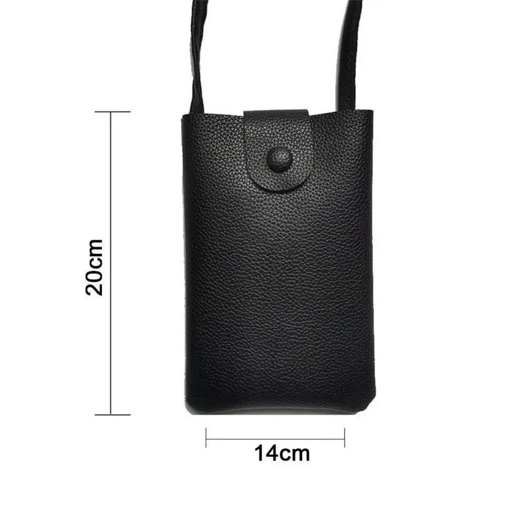 PU Leather Summer Shoulder Bag Wallet Solid Color Mobile Messenger Bag Large Capacity Mini Womens Handbag 241213