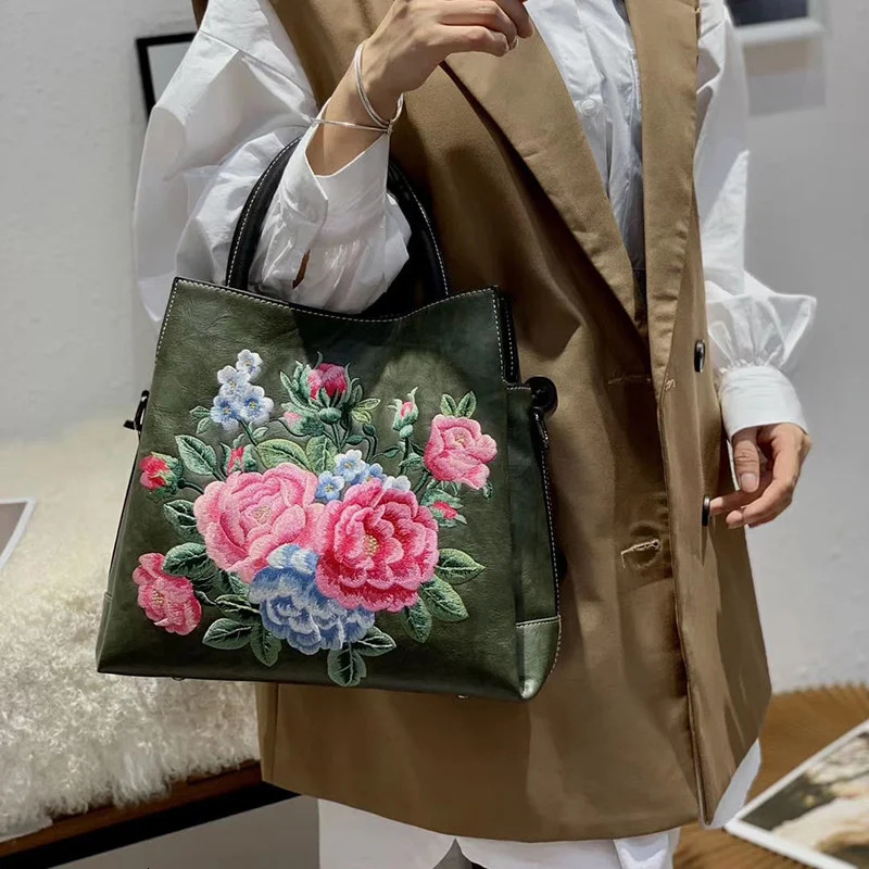 MOTAORA Women Handbag 2024 Chinese Style Embroidered Women Shoulder Bags High Quality Embossed Crossbody Bag Ladies 241212