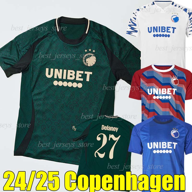 24/25 Copenhagen 3rd soccer jerseys 2024 2025 Elyounoussi Diks Claesson Chiakha Froholdt Delaney Hatzidiakos Robert Cornelius Lopez Mattsson Falk football shirts