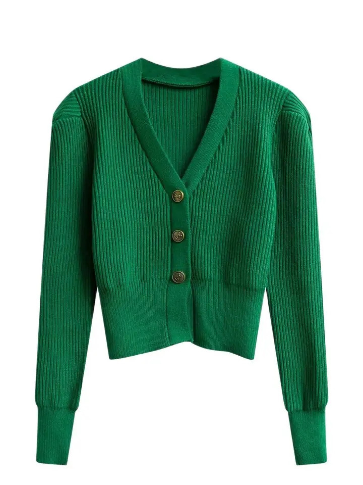 Womens Knitted Crop Top with Zipper Sexy Fashion Street Sweater Aesthetic Girly Cardigan Female Crop Top Y2k 241214