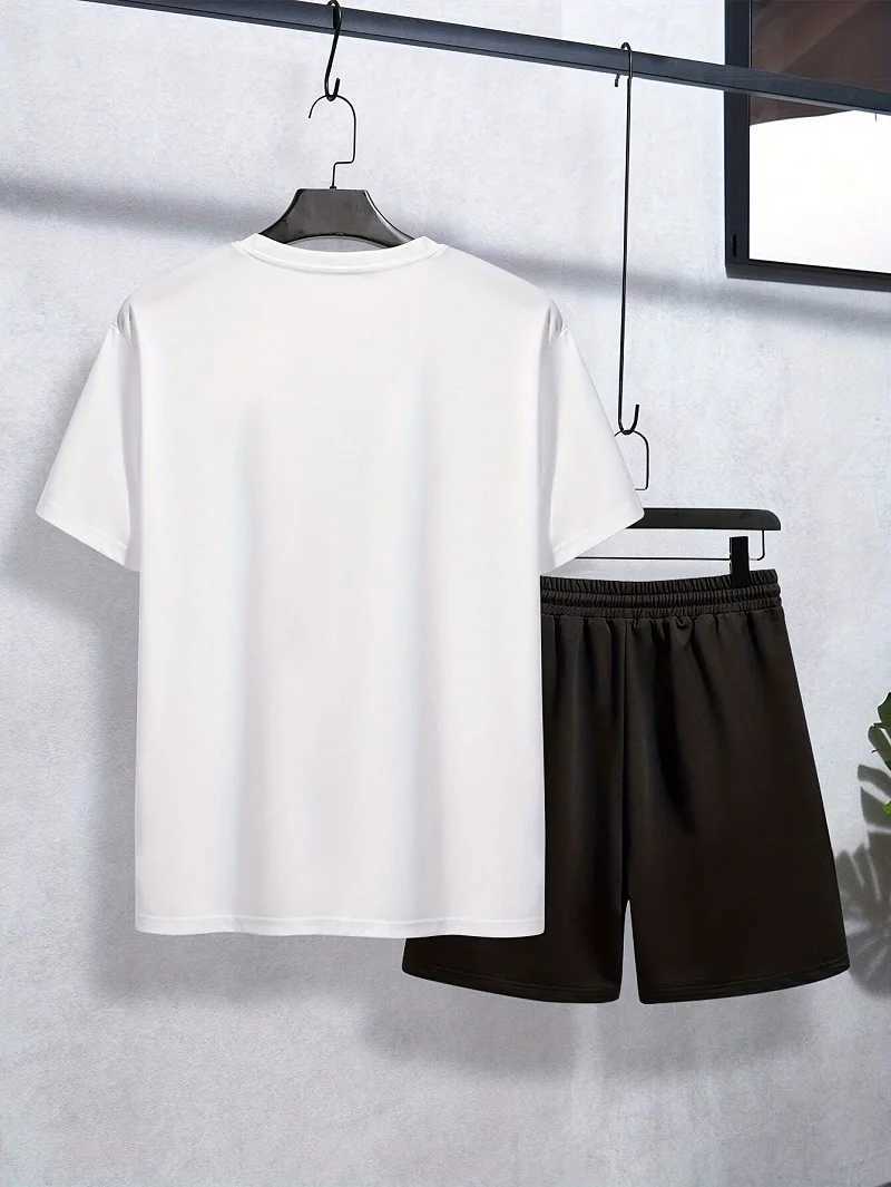 Clothing Sets Summer Baby Girls Clothes Set Children Boy Letter Printed T-shirts and Shorts 2 Pieces Suit Kid Short Sleeve Top Bottom Outfits H241214