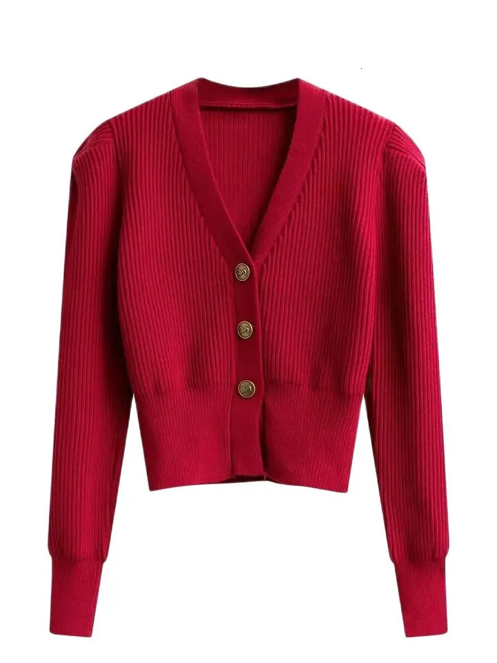 Womens Knitted Crop Top with Zipper Sexy Fashion Street Sweater Aesthetic Girly Cardigan Female Crop Top Y2k 241214