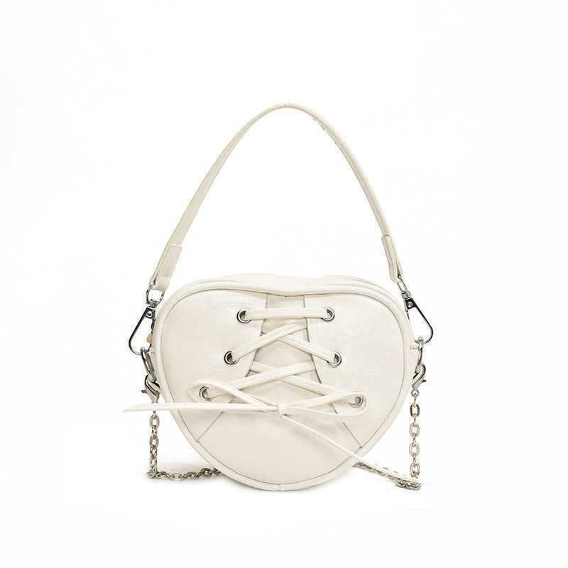 Korean version mini love bag for women new trendy fashion peach heart bag niche personality crossbody bag commuting bag
