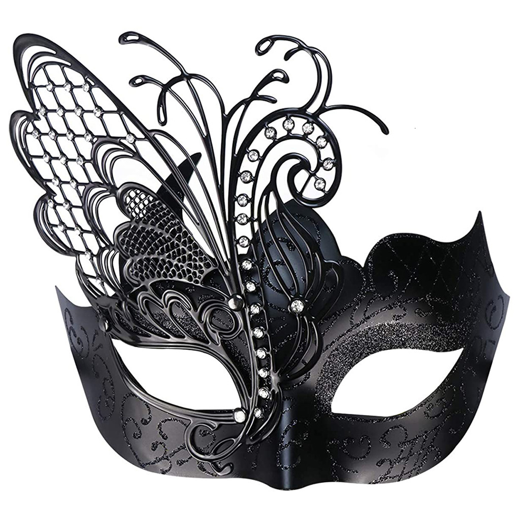 Metal Iron Butterfly Makeup Ball Halloween Carnival Easter Performance Party Mask