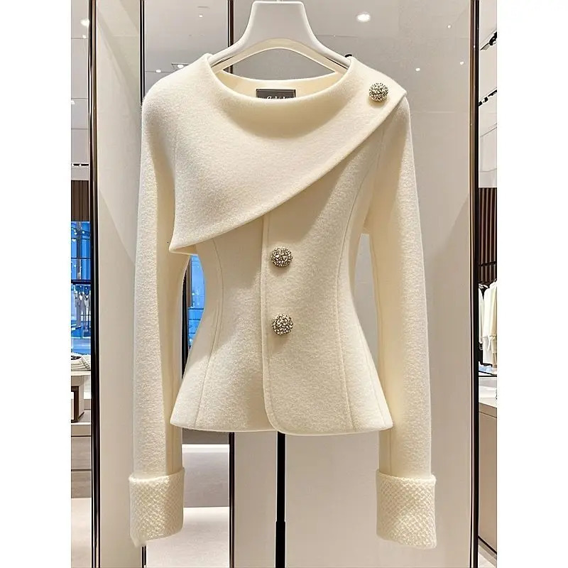 Fashion Sweet Slim Single Chest Casual Professional Coat Womens Coat 2025 Spring/Summer Fashion Jacket Womens Coat 241209