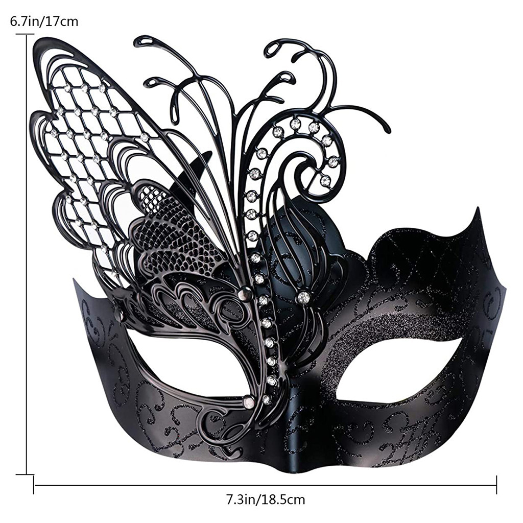 Metal Iron Butterfly Makeup Ball Halloween Carnival Easter Performance Party Mask