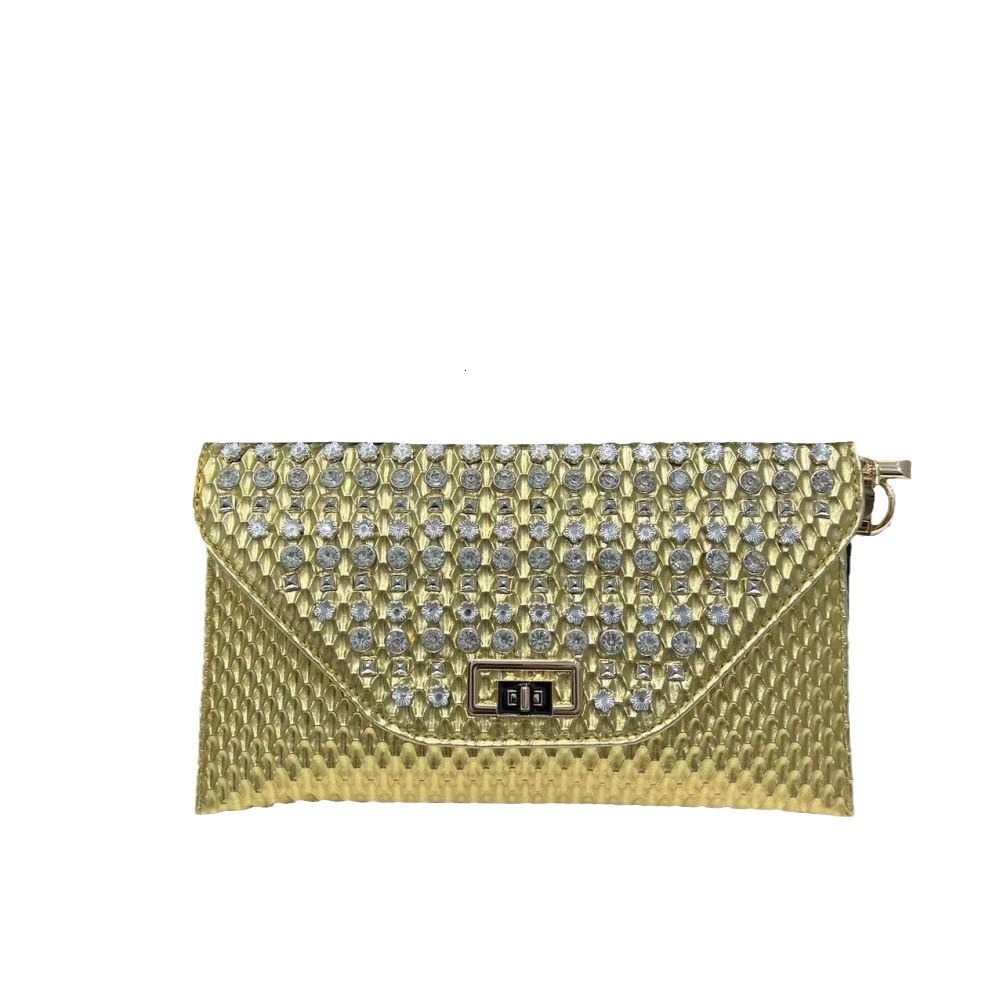 Hot Selling Women's Diamond Studded With Large Capacity Elegant Commuting Shoulder And Crossbody Handbag