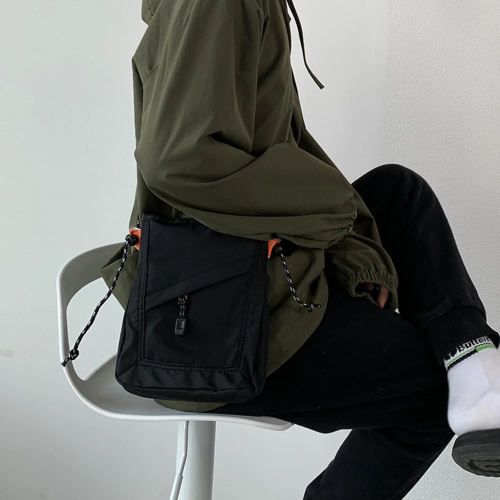 1 fashionable small square messenger bag womens mini waterproof travel bag casual shoulder bag mens phone bag cross body bag 241213