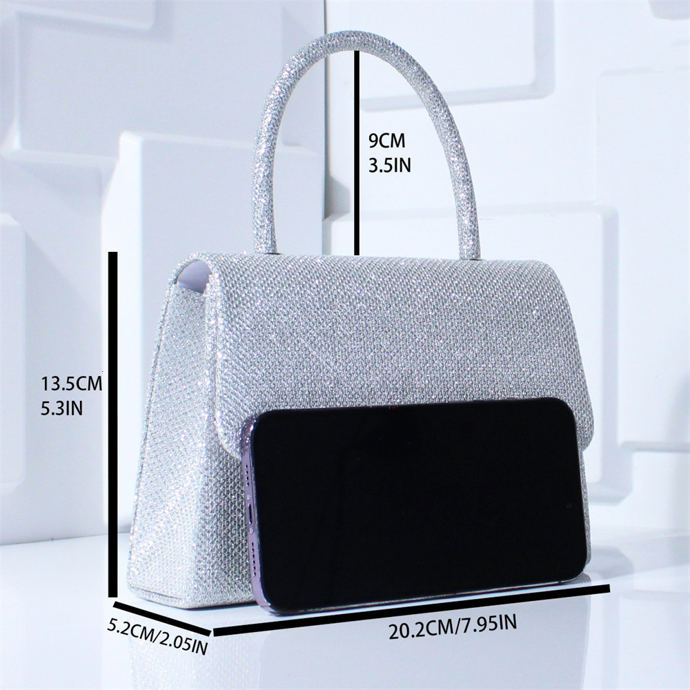 New shiny silk evening bag for women elegant and fashionable banquet handbag chain shoulder bag wallet designer women s handbag trendy shoulder bag ba
