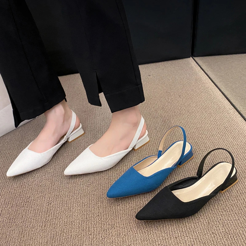 Summer womens sexy retro solid color high heels PU leather shoes Outdoor banquet party corner shoes Fashion sandals Plus size 42 241213