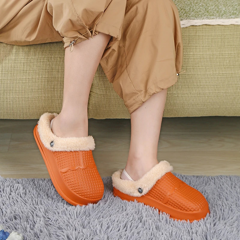 Ltolo Women ladies Men Adult Mules Warm Clogs Sandals Winter Slippers Indoor Shoes For Lady Man EUR37 38 39 40 41 42 43 44 241214