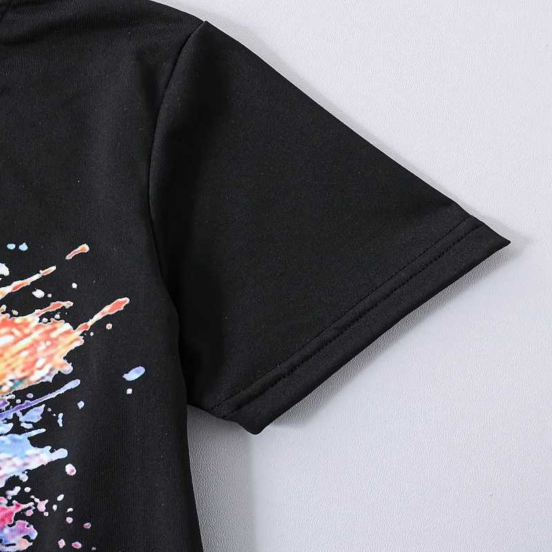 Clothing Sets Summer Baby Girl Clothes Kid Boy Football Printing T-Shirts Pants Suit Children Short Sleeve Top and Bottom 2 Pieces Set H241214