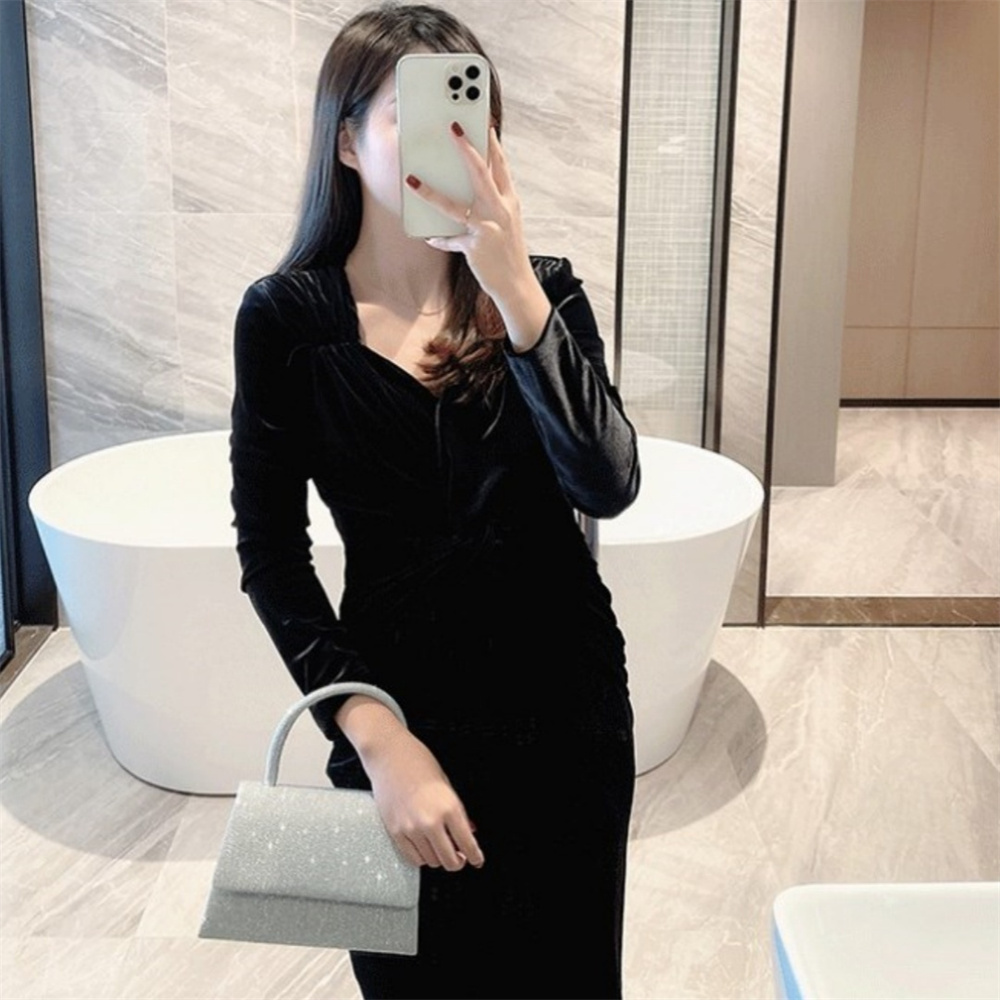 New shiny silk evening bag for women elegant and fashionable banquet handbag chain shoulder bag wallet designer women s handbag trendy shoulder bag ba