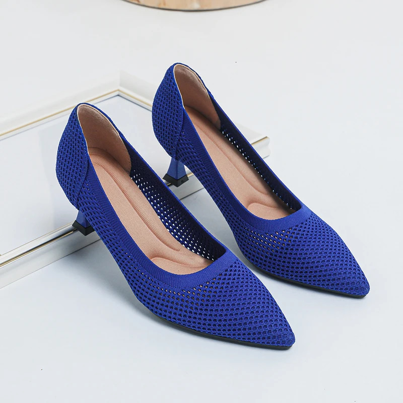 womens high heels with mesh holes for breathability height 6cm standard EUR please purchase according to foot length 241213