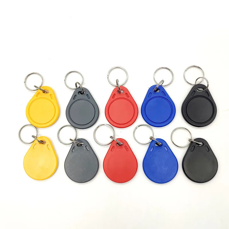 100pcs/Lot 13.56MHz rewrite 0 UID RFID tags can write ISO14443A key Fob for copying IC S50 card 241209