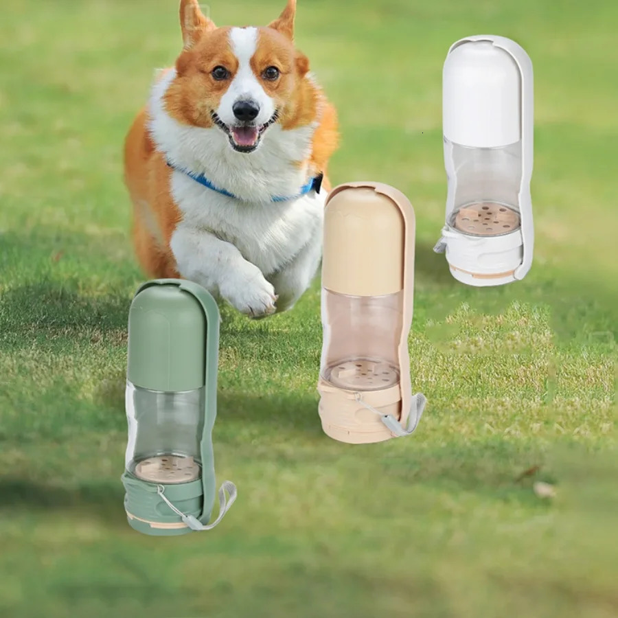 free shipping 2 in 1 Portable Food Cat Outdoor Travel Drinking Bowls Water Dispenser For Dog Pets Feeder Bowl 241214