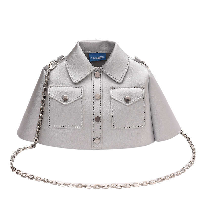 Niche Personality Chain Shoulder Internet Celebrity Ins Creative Crossbody Bag 2024 New Style Unique Elegant Clothing