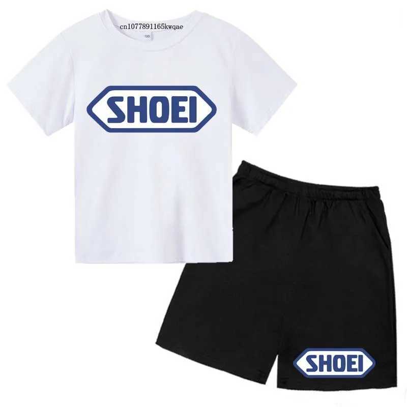 Clothing Sets Kids Fashion Summer Letter Print Breathable T-shirts+Pants 2pcs Sporty Suits 3-13Years Boys Girls Daily Outfits Children Clothes H241214