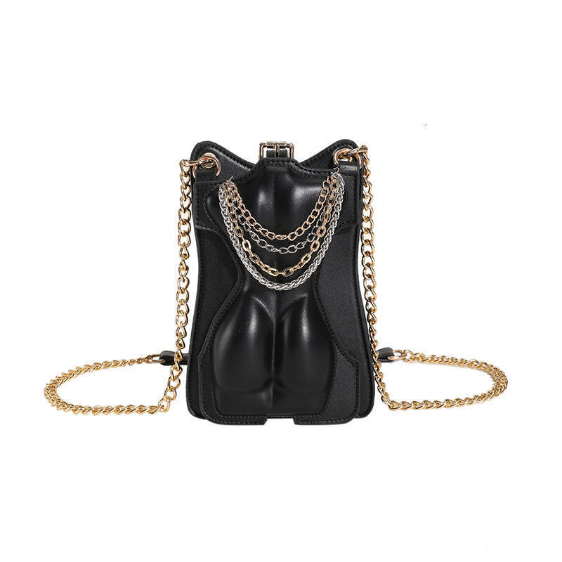 Spicy girl style niche design chain crossbody small square women's summer high-end phone bag 2024 temperament versatile new trend clothing ins