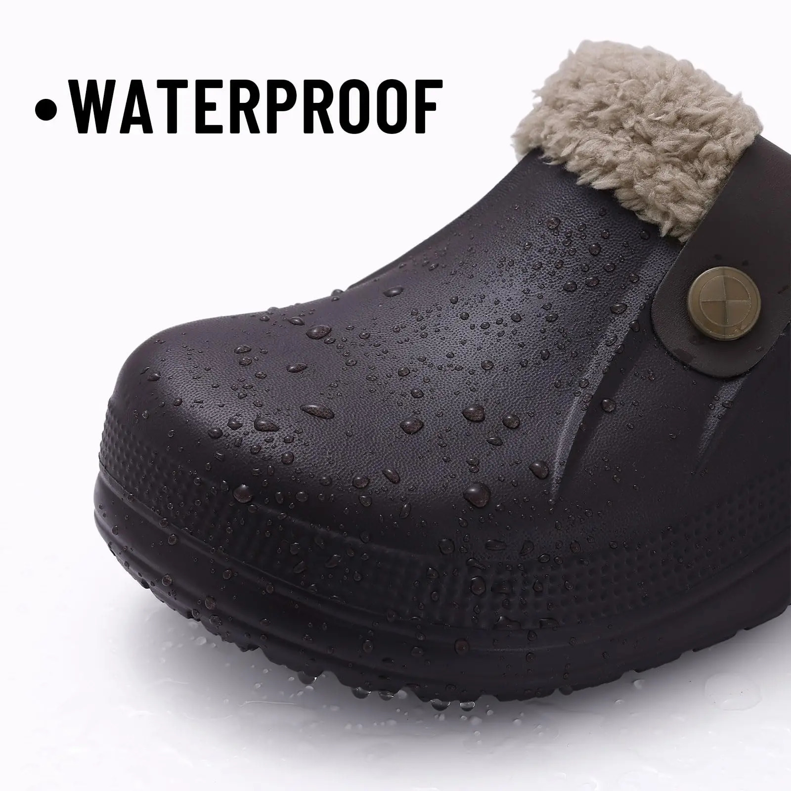 Asgard Winter Fur Furry Slippers For Men Outdoor Fashion Waterproof Plush Cotton Indoor Warm Cozy Nonslip Home Shoes 241214