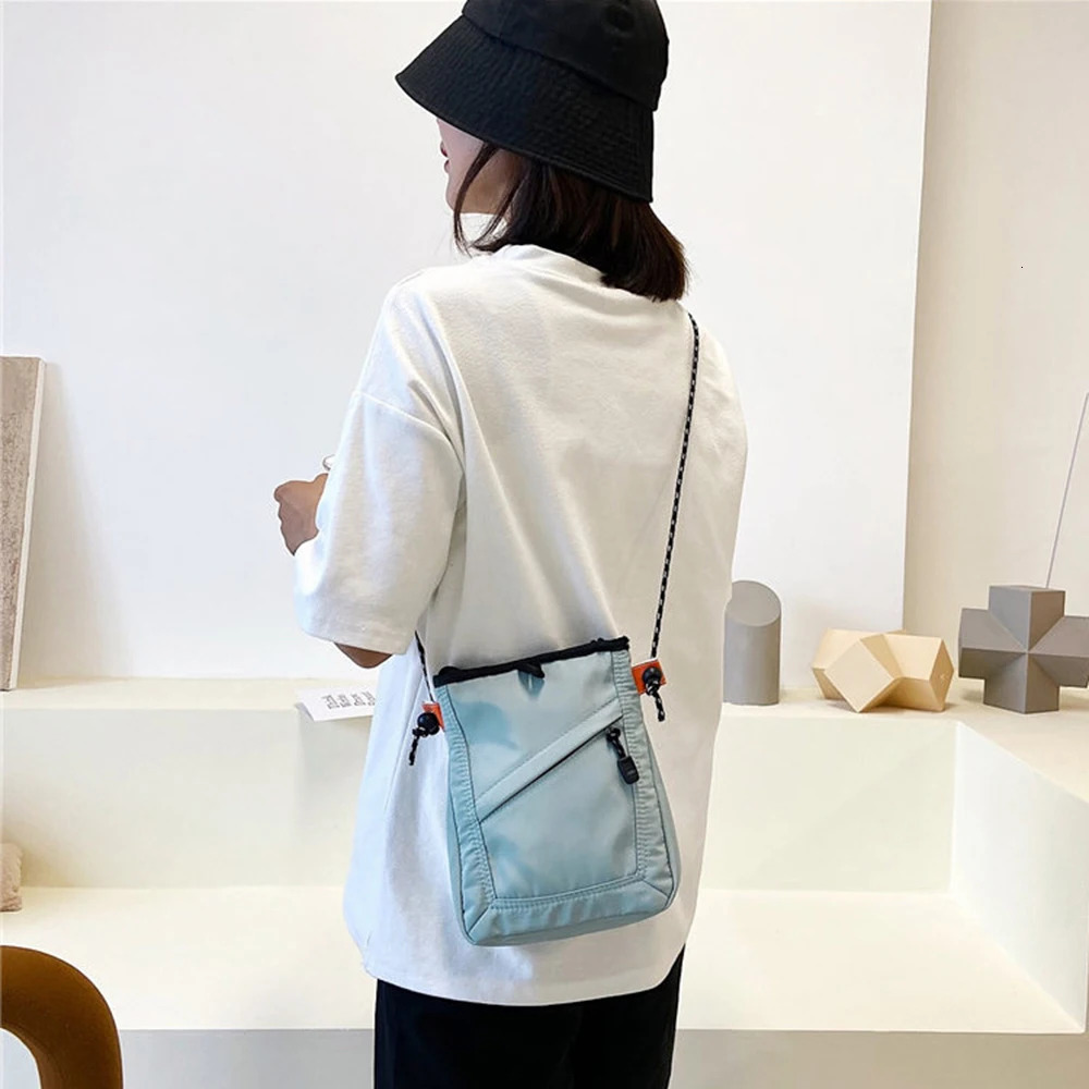 1 fashionable small square messenger bag womens mini waterproof travel bag casual shoulder bag mens phone bag cross body bag 241213