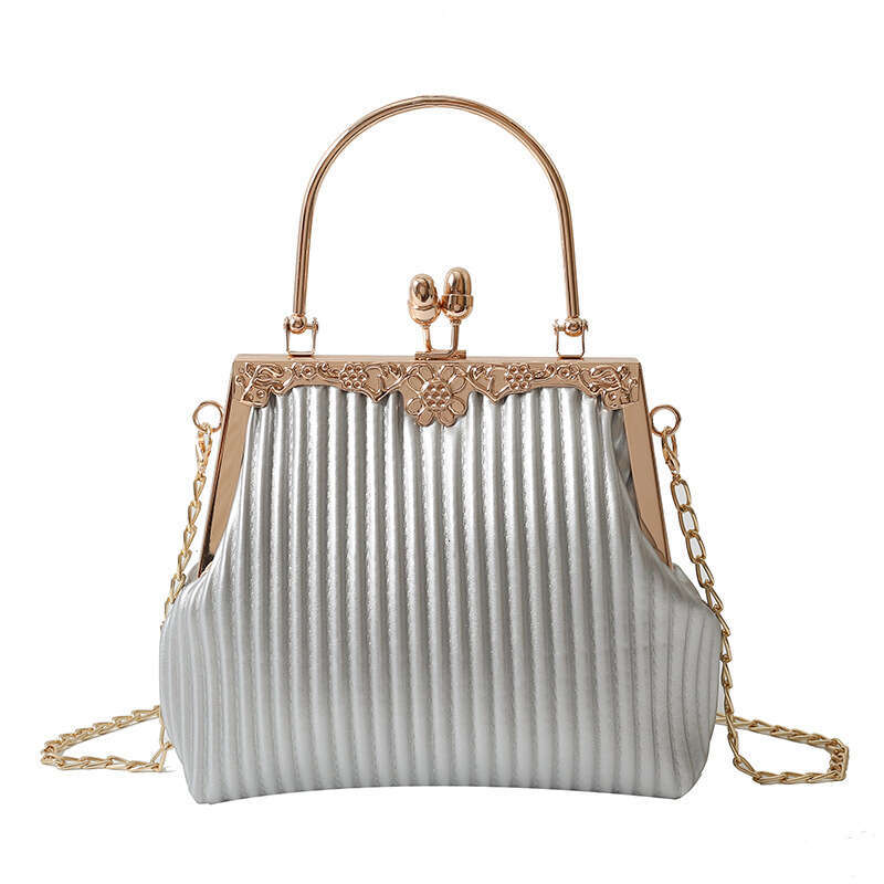 Small handbag for women, 23 styles, high-end feel, internet celebrity clip on handbag, niche single shoulder crossbody, dinner party small square bag,
