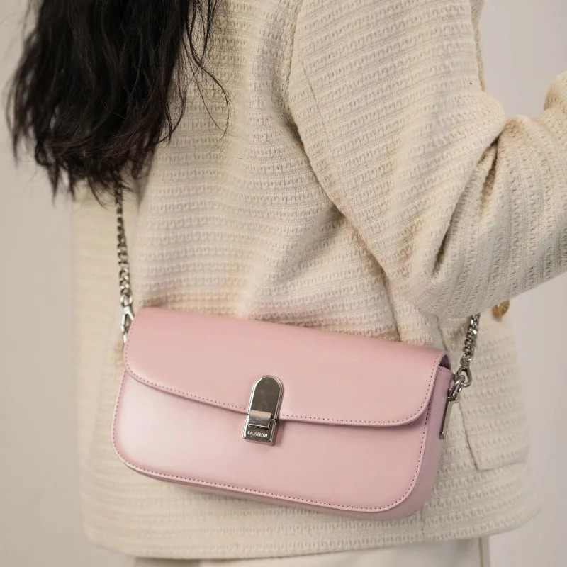 Gainny Elegant Y2k Black Shoulder Womens Office Solid Color Handbag Womens Aesthetic Fashion Work Bag 241213