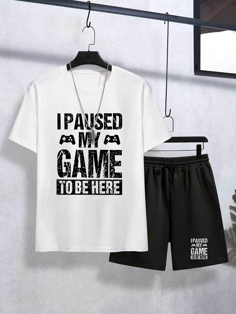 Clothing Sets Summer Baby Girls Clothes Set Children Boy Letter Printed T-shirts and Shorts 2 Pieces Suit Kid Short Sleeve Top Bottom Outfits H241214
