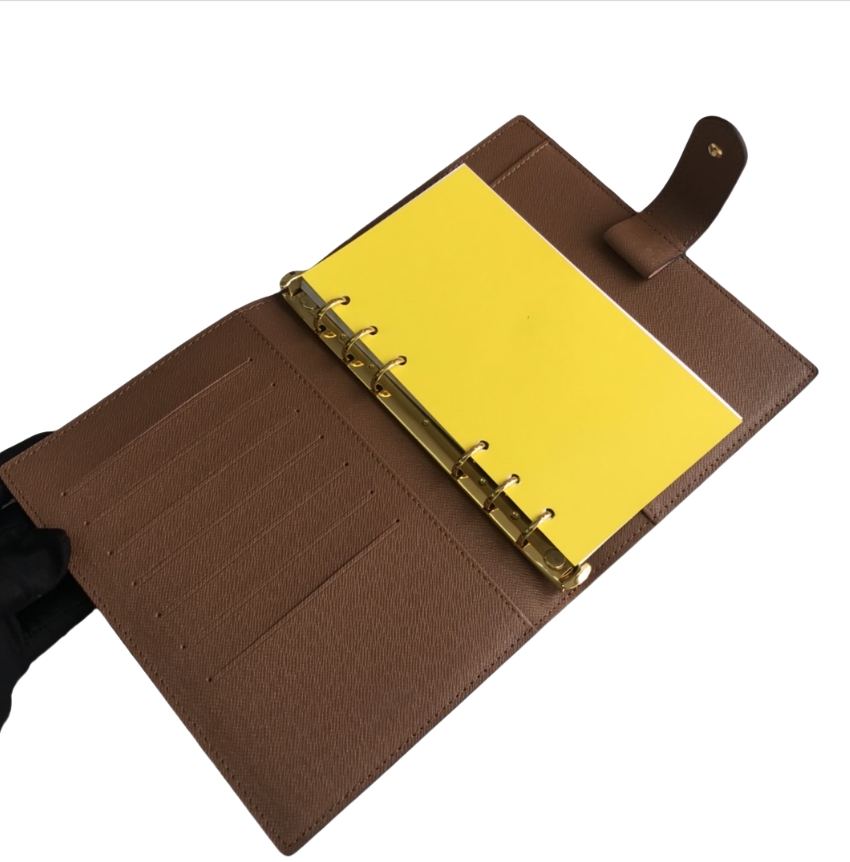 Designer diary book note books card holder passport wallet for men women with box flowers letters grid checkers