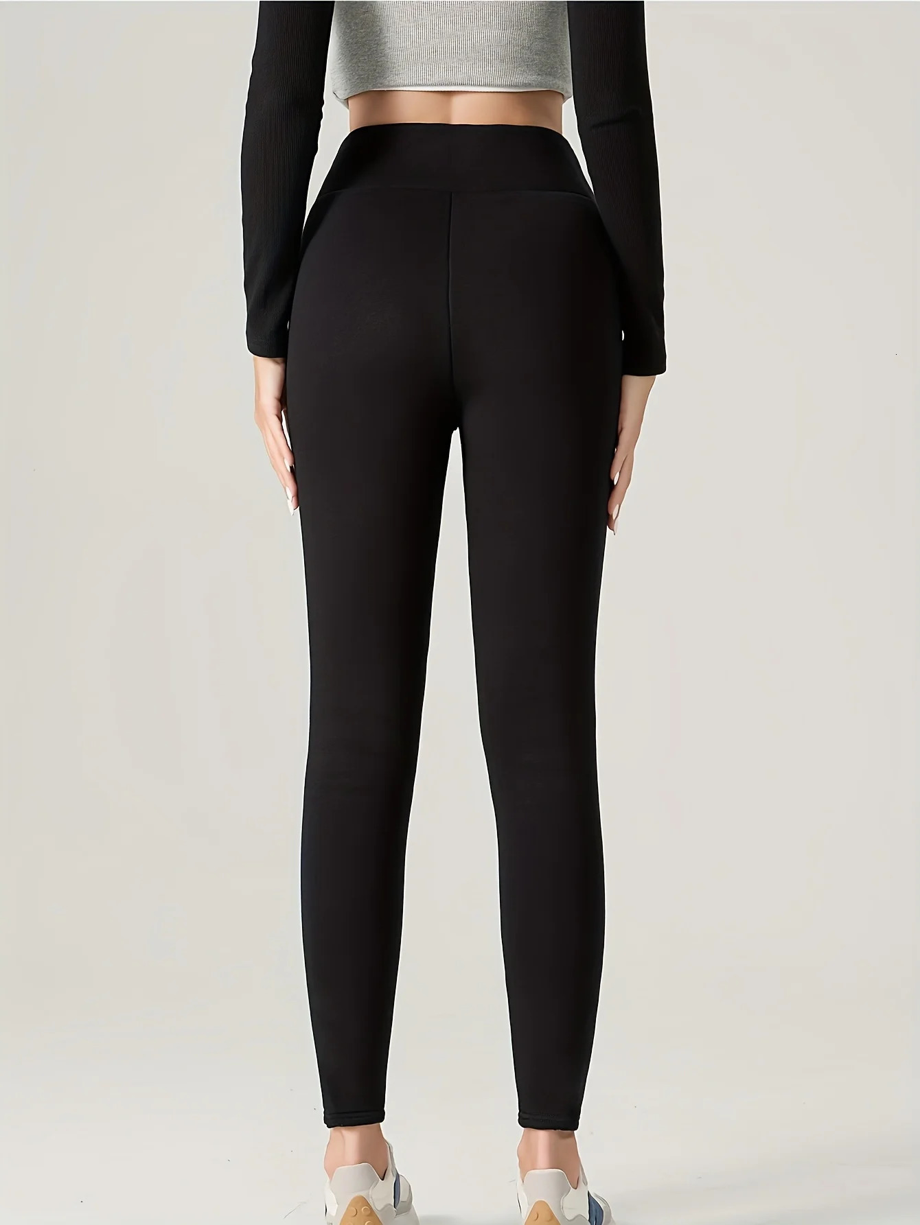 Winter Warm leggings for women With Pocket Plush highwaisted thermal pants 241203
