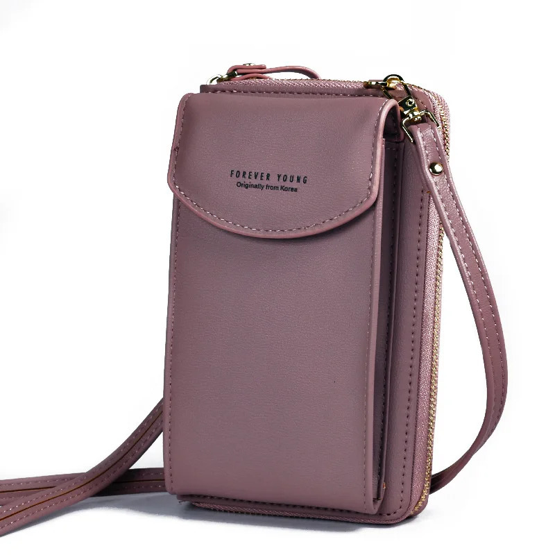 PU handbag ladies cross body mobile wallet shoulder bag 241213