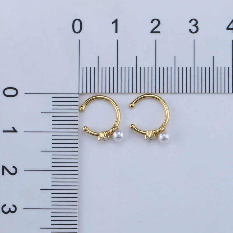 Simple Fashion 925 Sterling Silver Single Ear Clip Earrings Electroplated 18K Gold For Women Without Pierced Ears Earrings Gift 241214