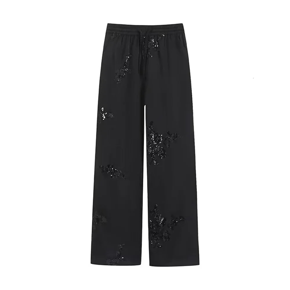 Zarb Spring Summer Womens Wear European and American Heavy Industry Embroidered Shirt Pant Set 241209