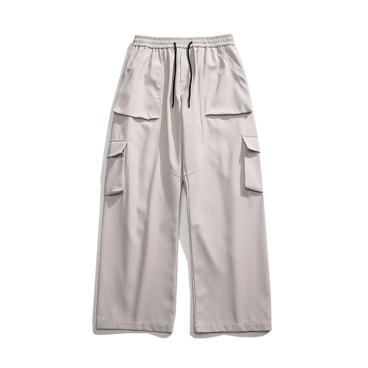 Streetwear Hip Hop Joggers Cargo Pants Men MultiPocket Elastic Waist Harem Trousers Male Harajuku Casual Woman Sweatpants 241214