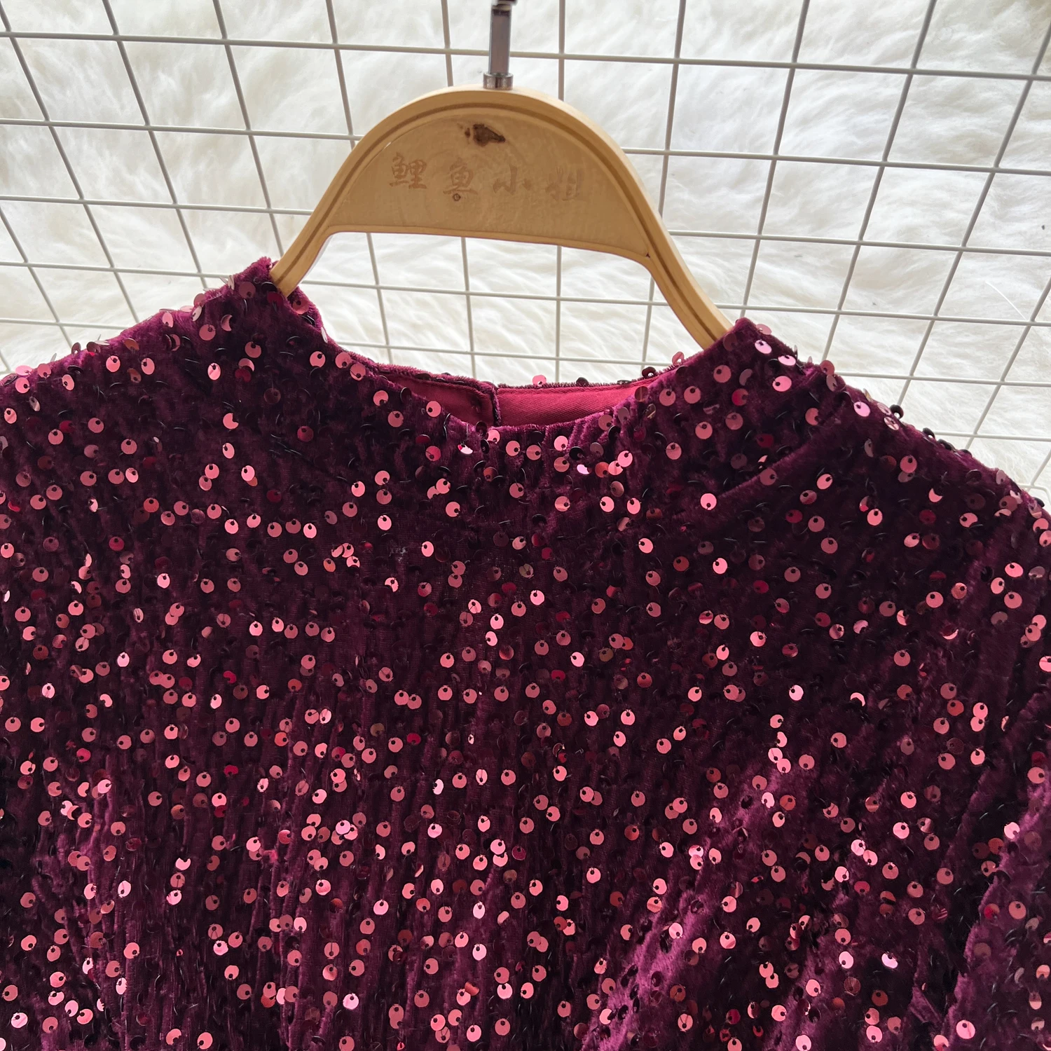 Basic Casual Dresses Bodycon Mesh Patchwork Fishtail Dress Women Long Flare Sleeve Dresses Sequins O Neck Luxury Evening Party Vestidos Dropshipping