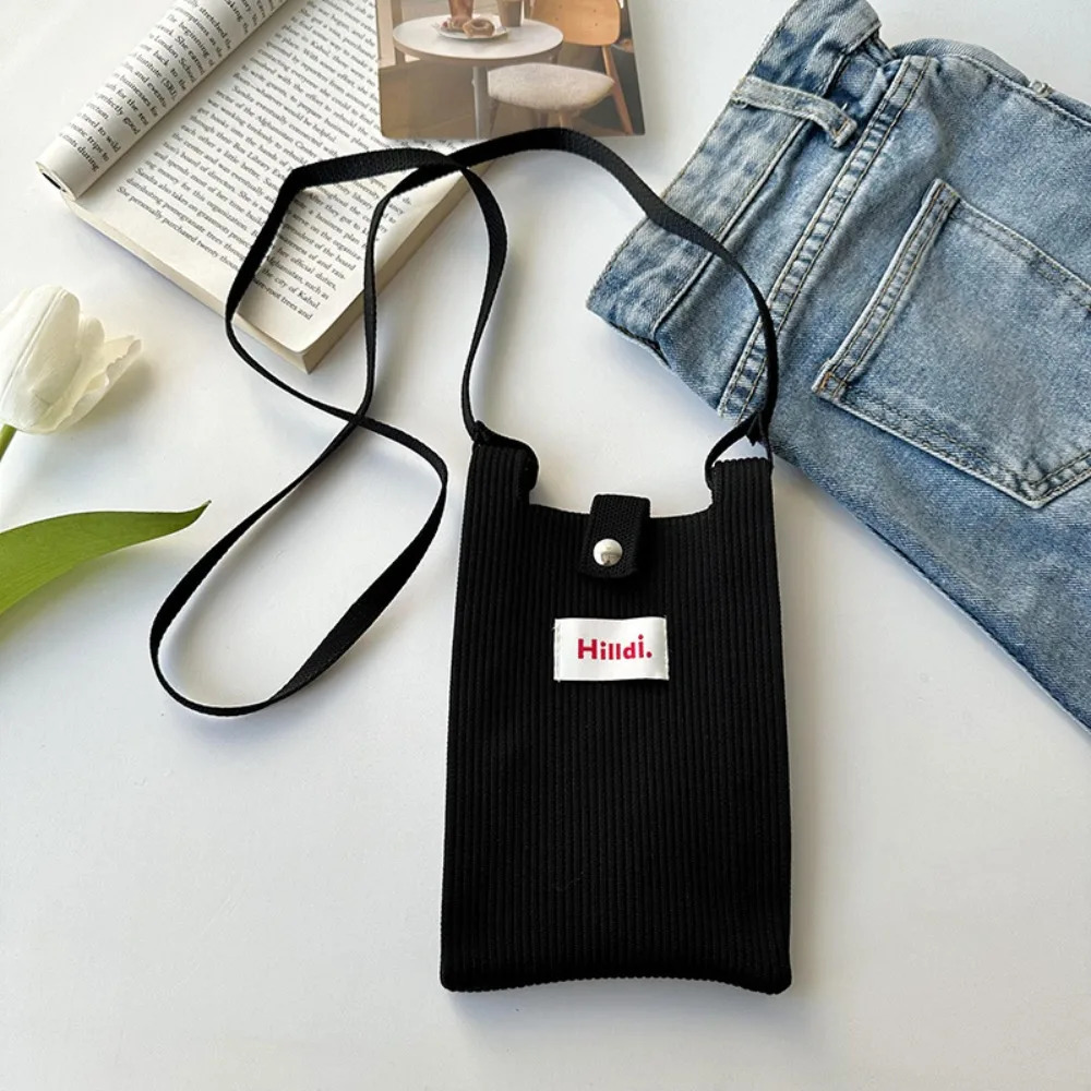 Fashionable and simple knitted mobile phone bag shoulder bag mini coin wallet handbag casual messenger bag summer beach bag 241213