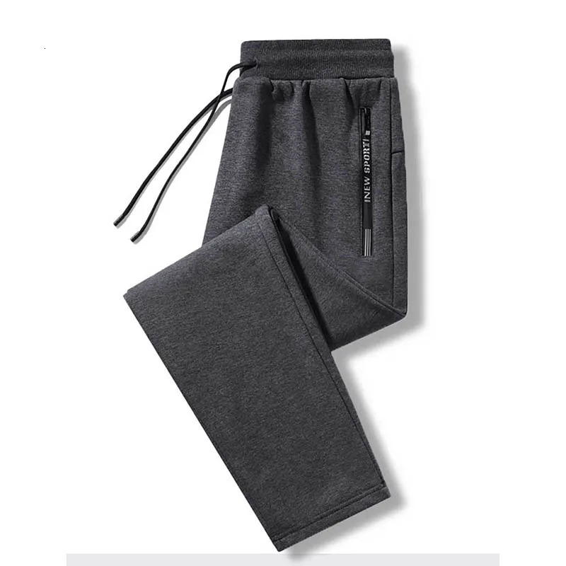 Mens casual pants spring and autumn loose straight leg long bundle feet all fashion sports sweatpants 241214