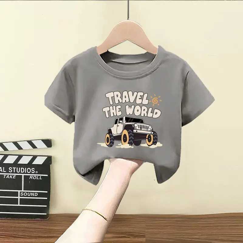Clothing Sets Summer Children Boy Clothes Letter Printed T-Shirts And Shorts 2 Pieces Set Baby Kid Girls Short Sleeve Top Bottom Outfits H241214