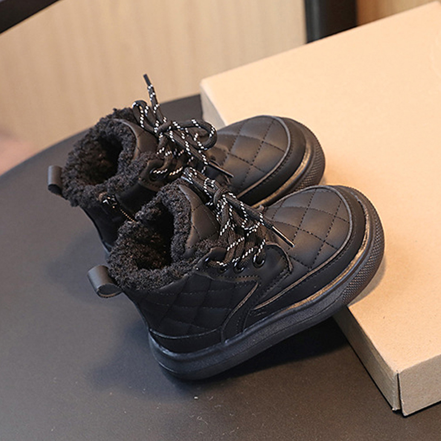 Kids Snow Boots for Boys Girls High Quality Winter Plus Plush Warm Waterproof Children Cotton Sport Shoes Happysteps Sneakers Baby Ankle Snow Boots 21