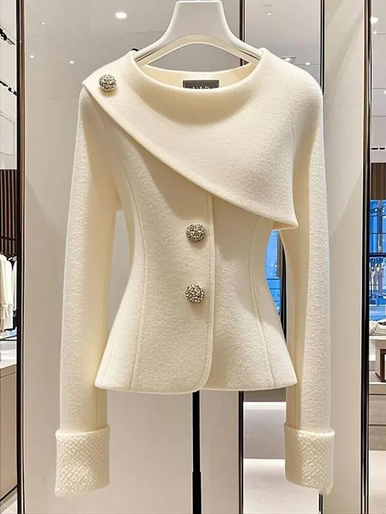 Fashion Sweet Slim Single Chest Casual Professional Coat Womens Coat 2025 Spring/Summer Fashion Jacket Womens Coat 241209